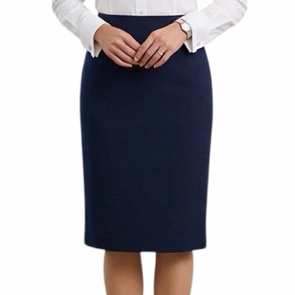 Lafayette 148 New York 100% Wool Pencil Skirt Size 8
